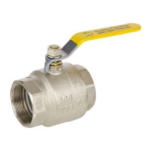 Ball Valve, 1/2" Ips Brass  Nl by SMITH-COOPER INTERNATIONAL, 3PK