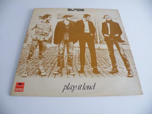 Slade 'Play It Loud' Lp Uk Polydor 1970 First Pressing Top Copy