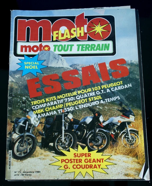 MAGAZINE MOTO FLASH N° 72, décembre 1985 - Revue moto EUR 2,50 ...