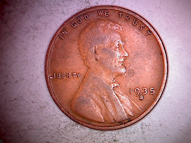 1935 S 1936 D {2}1939 1940 1946 Old Lincoln Head Wheat Pennies Circulated. RZ3LP