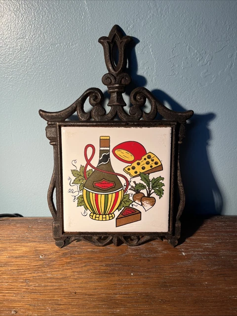Ancien dessous de plat en fonte / Forme étoilée / Objet de