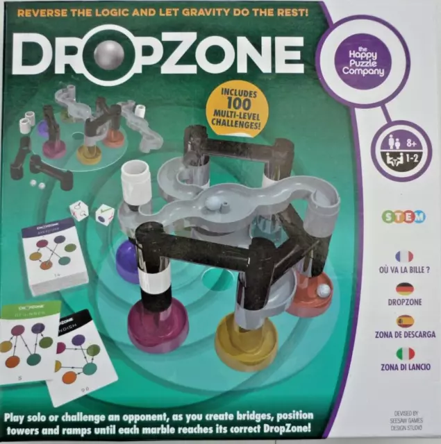 The Happy Puzzle Company DROPZONE - gioco di abilità gravità logica