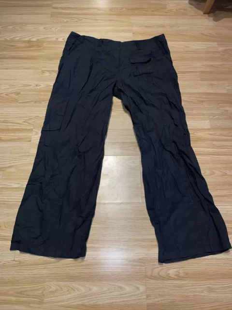 Ladies Cargo Combat Work Trousers Size 6 to 26 in Black or Navy By