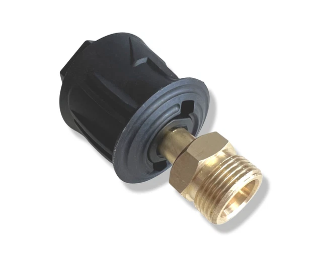 Adaptateur Tuyau Nettoyeur Haute Pression Parkside Click Connect - Raccord M22 Aluminium - Prolongation Facile