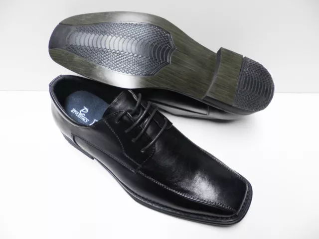 Chaussures de ville noir pour HOMME taille 40 costume mariage #TS-2968 NEUF