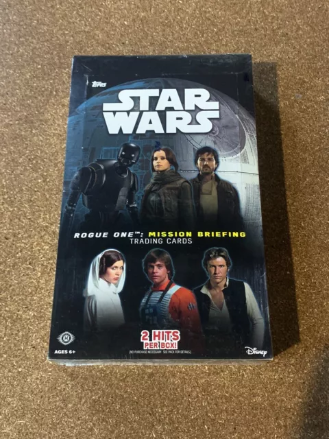 2016 Topps Star Wars Rogue One Mission Briefing Factory Sealed Hobby Box (C)