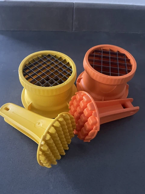 Râpe Tupperware Adaptachef – 2 Cônes + Livret De Recettes, Rouge, Occasion