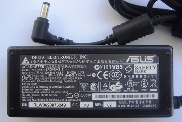 Chargeur ASUS EXA0901XH – 19V 2.1A 40W – Pour Eee PC 1001PX – Occasion – Fonctionne Bien