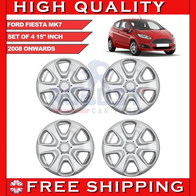 4X 15 Inch Wheel Trim Hub Cap Cover For Ford Fiesta 1513036 (2008+Onwards)