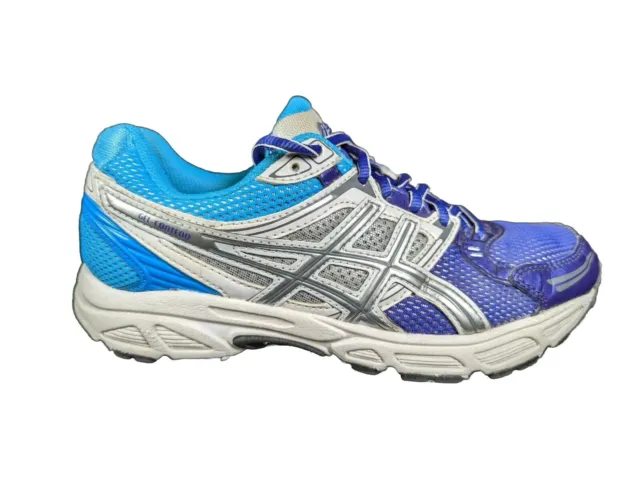 ASICS Gel Contend 3 Running Shoes Sneakers Blue Purple Women's Size 7.5 T2F9N