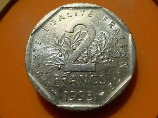 2 Francs - Semeuse - 1995 - Rare & Qualite Ttb !