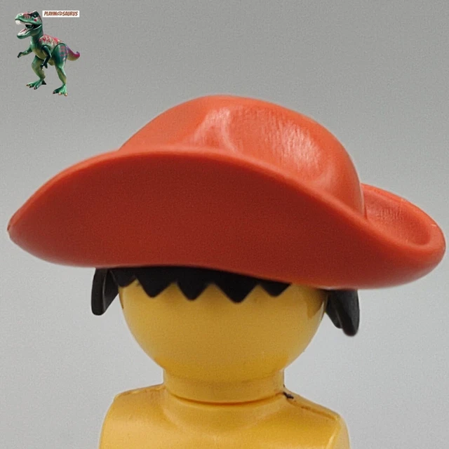 Chapeau Stetson Bleu Playmobil - Compatible Avec Les Figurines 3353, 3342, 3408, Etc. - Occasion