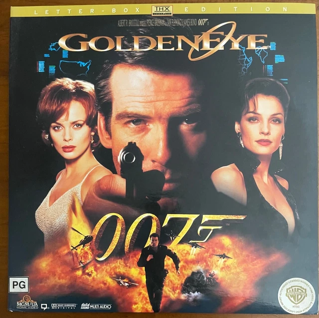 James Bond 007 - GOLDEN EYE - Pierce Brosnan - Rare THX W/S Laserdisc Movie 1995