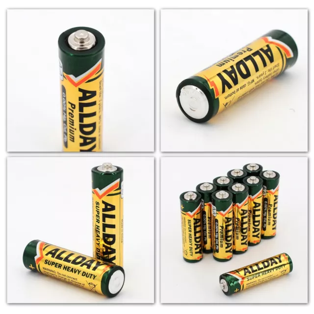 10pcs/PK AAA AA Batteries Super Heavy Duty ALLDAY NEW Bulk Sale 2