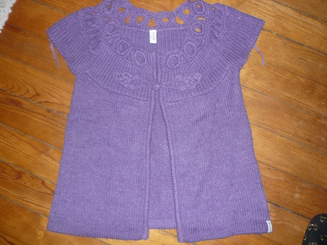 Gilet Transparent Almatrichi Voile Gris - Ceinture - Taille Unique - Neuf