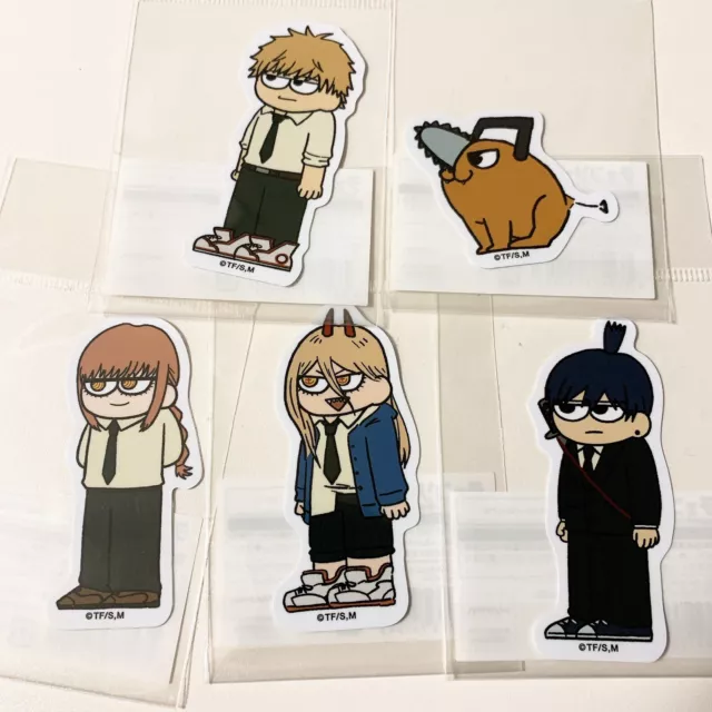 Chainsaw Man Jirori Stickers Set｜Pochita, Denji, Power, Aki Hayakawa, Makima