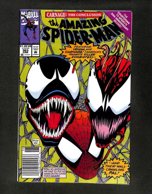 Amazing Spider-Man #363 Newsstand Variant 3rd Appearance Carnage! Marvel 1992