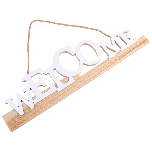 Signe De La Porte D'entrée Bienvenue Sur La Liste Décoration D'intérieur Hiver
