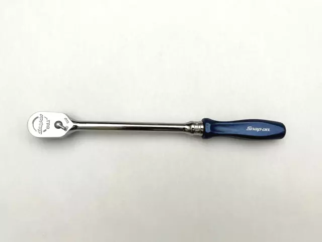 Snap-on Tools NEW FHLD80MB 3/8" Drive Power Blue Hard Handle Long Fixed Ratchet