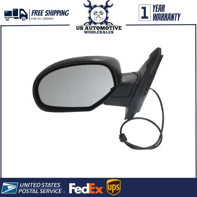 Power Mirror For 2007-2013 Chevrolet Silverado 1500 Left Manual Folding Heated
