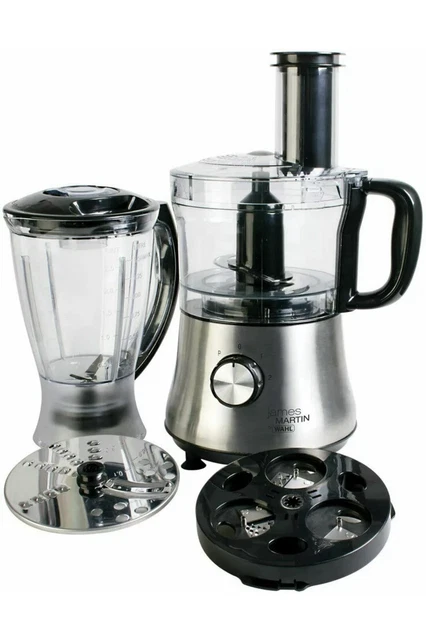 James Martin Compact Food Processor Blender Juicer Grinder Chopper Dough Pulse