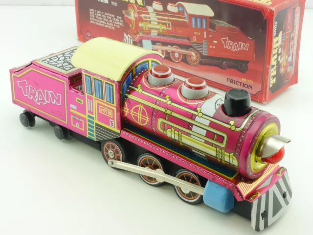 MF 170 Dolls' Train locomotora de vapor luz OK juguete de chapa China embalaje original sg 1412-06-40