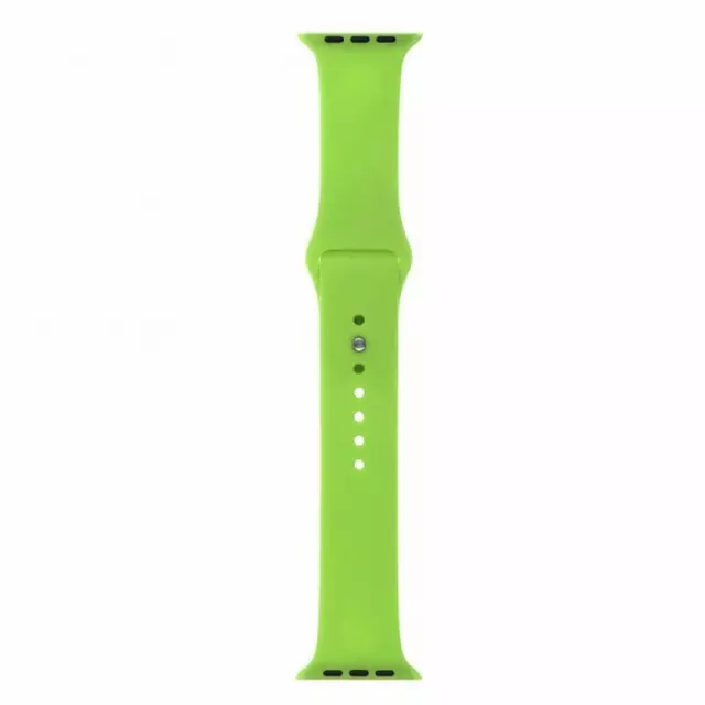 Cinturino In Silicone Verde Chiaro 38Mm 40Mm Misura L Sportivo Per Apple Watch S