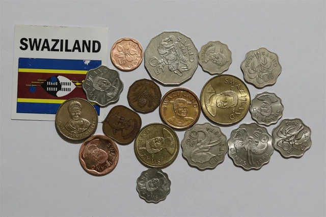 🧭 🇸🇿 Swaziland Nice Coin Collection B49 #2432