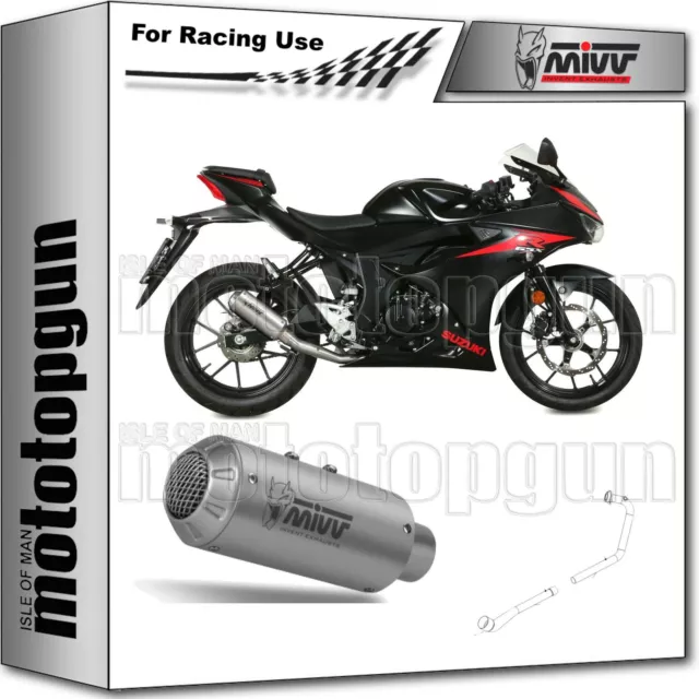 Mivv Auspuff Komplett Race Mk3 Suzuki Gsx-R 125 2017 17 2018 18 2019 19 2020 20