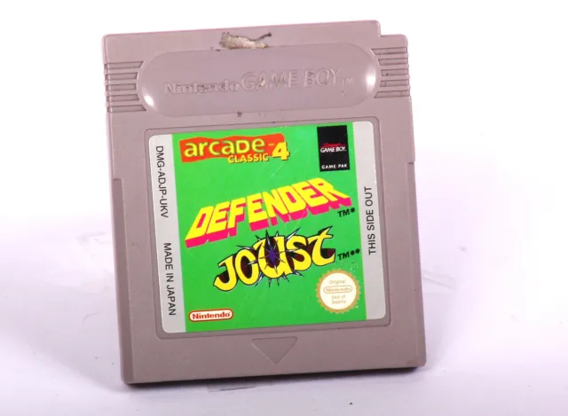 Arcade Classic 4 Defender Joust (Bien ) pour Jaune, Gameboy, Poche Color Avancer