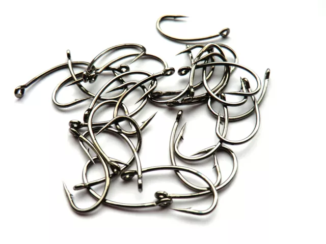 50x curve shank professional series carp hooks barbed & barbless hair rigs etc