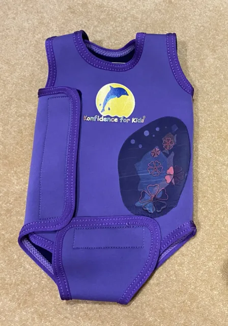 Konfidence Mini Babywarma Wetsuit Jacket 0-6 Months 8 - 16lbs Purple Girls