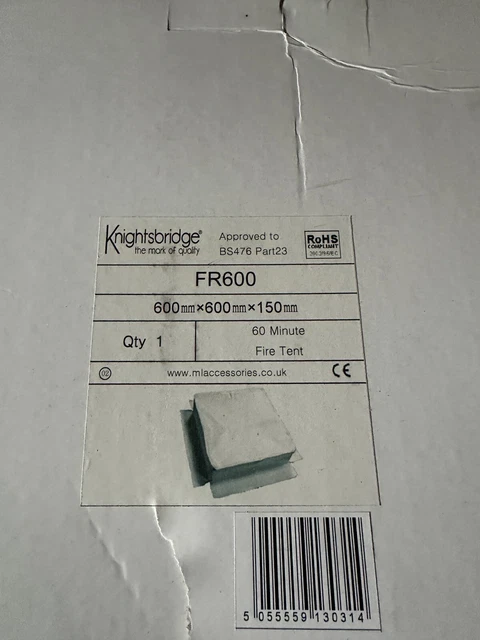 Fire Hood 600x600 Brand New