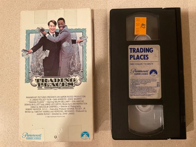 TRADING PLACES (VHS, 1983) Eddie Murphy, Dan Aykroyd, Jamie Lee Curtis ...