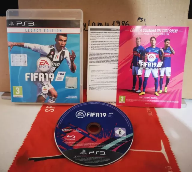 FIFA 19 LEGACY Edition Konami Bles-02258 Sony Ps3 Pal Ita Ottimo Completo  Raro EUR 44,90 - PicClick IT