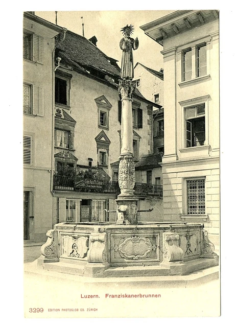 CPA Suisse Mittelland Luzern Franziskanerbrunnen