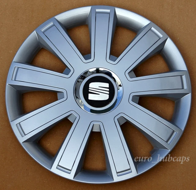 Silver   15" wheel trims, Hub Caps, Covers to fit Seat Ibiza,Leon