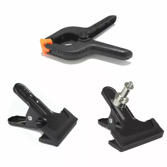 1X Photo Photography Backdrop Clamp Holder Studio Background Clips Multi Use