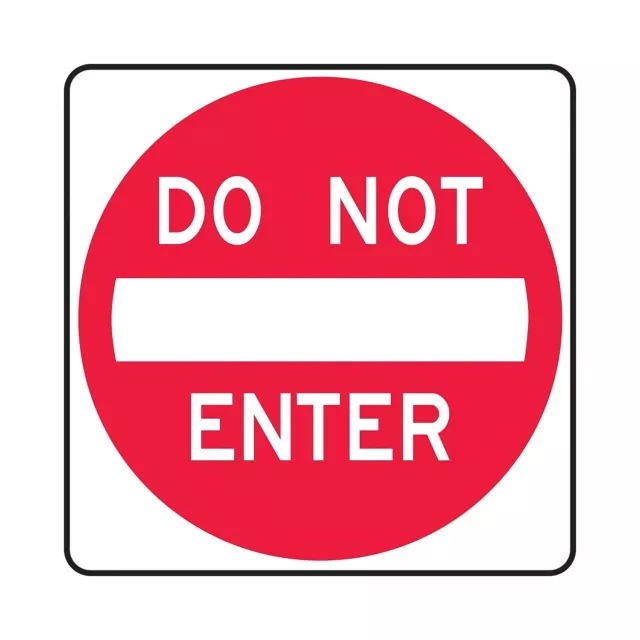 Accuform Prismatic Reflective "DO NOT ENTER" Regulatory Traffic Sign 24" x 30"