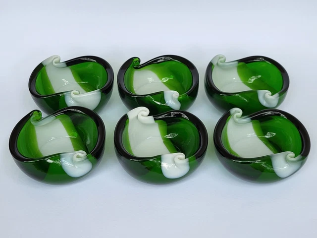 Set de 12 coupes à dessert en verre Guy Degrennes