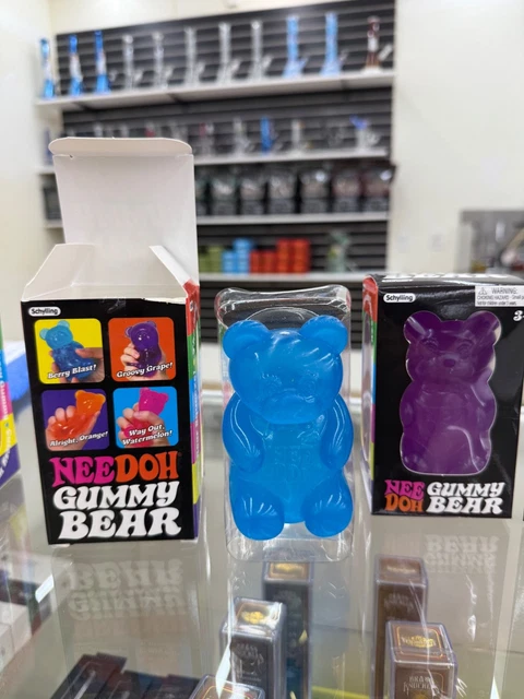 NEEDOH GUMMY Bear Squishy Squeeze Sensory Fidget Toy Stress Relief ...