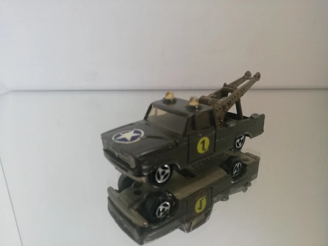 Lot Unique Majorette France : Saviem PS30 Armée Custom + 12 Véhicules Militaires