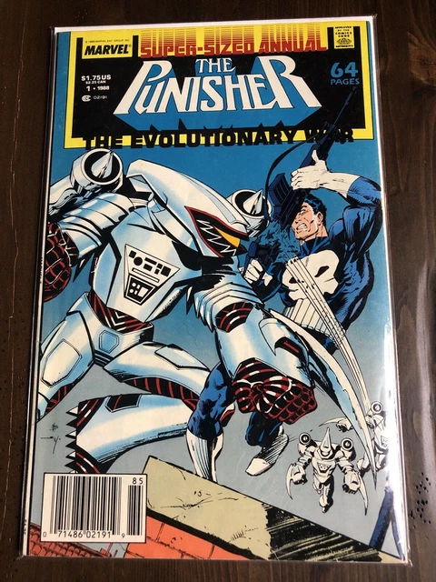 The Punisher Annual #1 Evolutionary War Super-Sized Marvel Ent Group Comics 1988