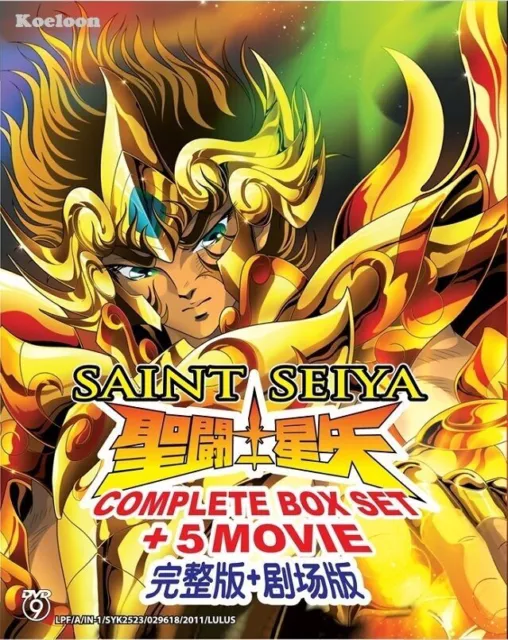 DVD Japan Anime SAINT SEIYA Complete Boxset + 5 Movie +Series English Subtitle*