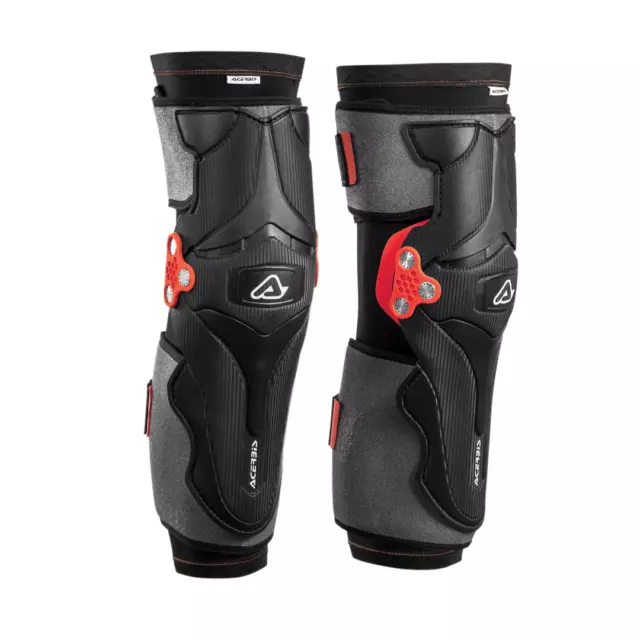 Acerbis X-Strong Knee Guards Black/White 3