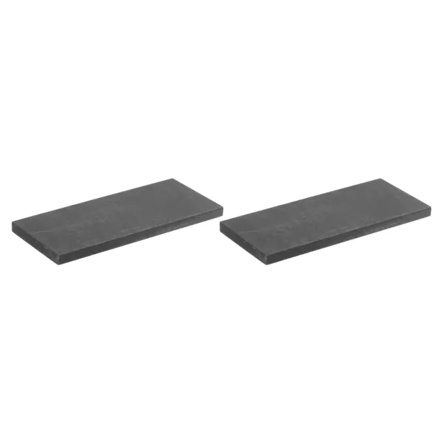 Graphite Bloc Lingot Rectangle Graphite Electrode Plaque 100x40x5mm Set 2