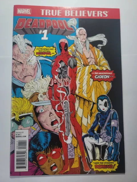 True Believers: Deadpool #1 Marvel Comics 2016 New Mutants #98 1St Appearance