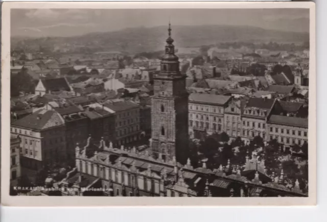 AK Ansichtskarte Krakau Kraków / Blick vom Marienturm - 1940