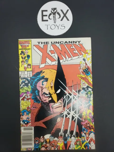 Uncanny X-Men (Vol. 1) # 211 - Marvel Comics Group 1986
