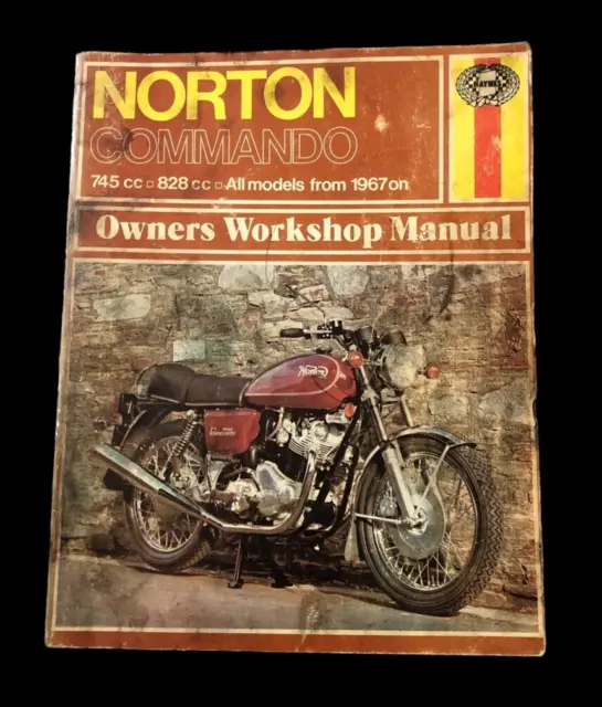 Norton Commando 745cc 828cc all 1967 on Haynes Motorbike Owners Workshop Manual